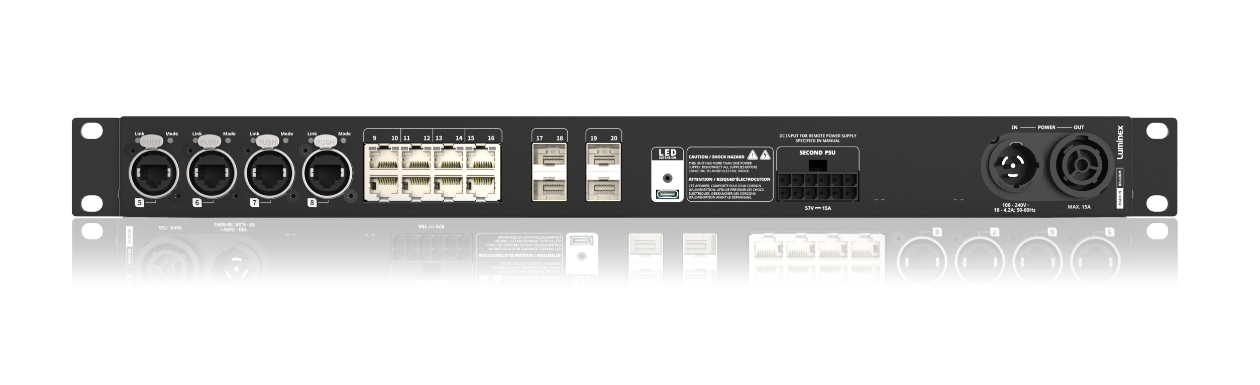Luminex GigaCore 12 - Gigabit Ethernet Switch with 12 RJ45 Ports