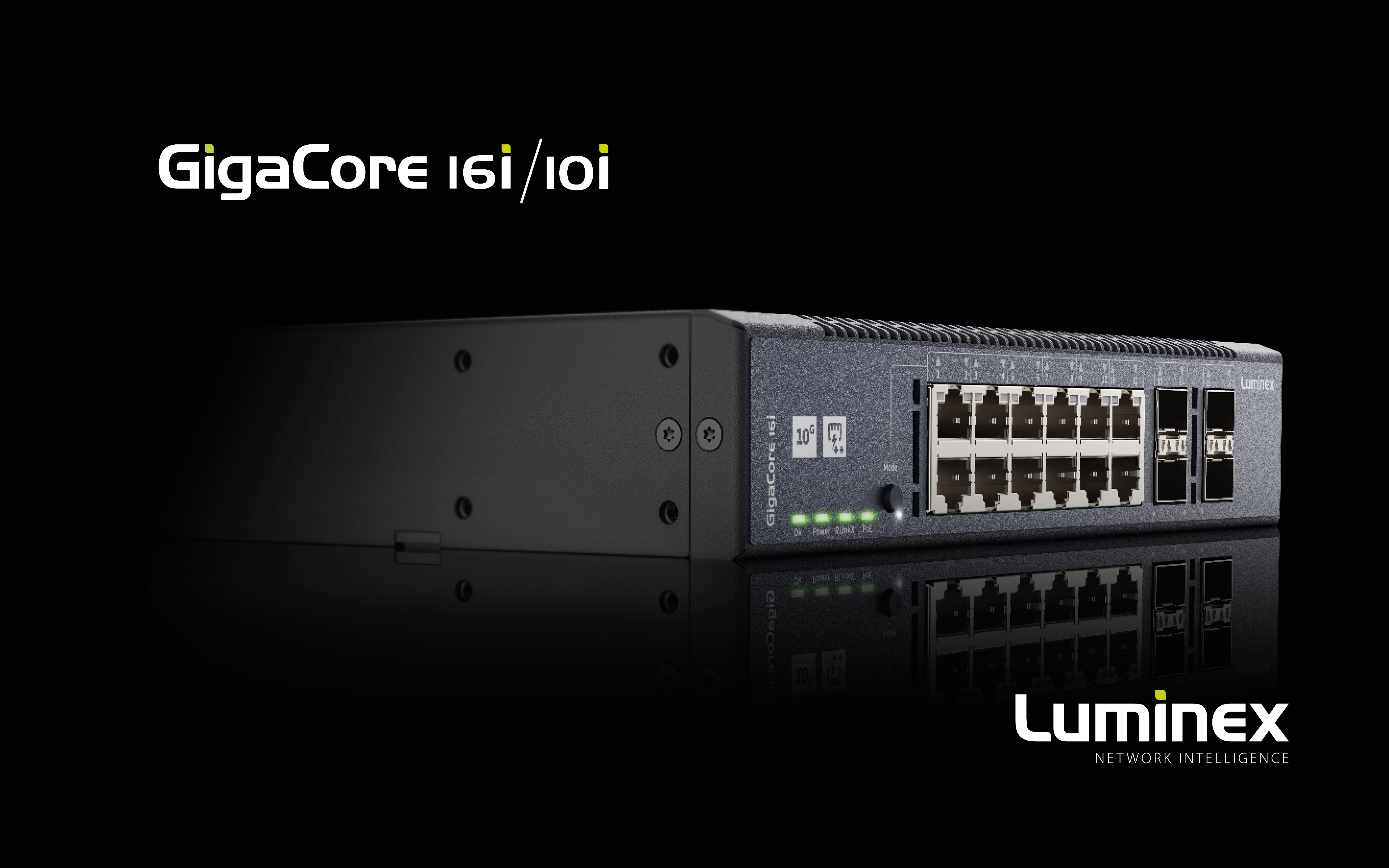 Luminex introduces Five new versions to the GigaCore pro AV range of  switches - Luminex